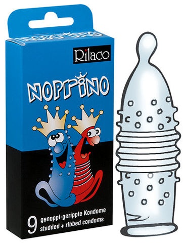 9-pieces Condom Set "Rilaco Noprino"