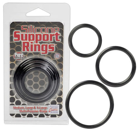 Silicone Support Rings black
