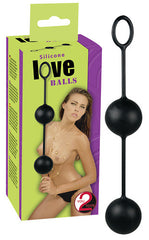 silicone balls black