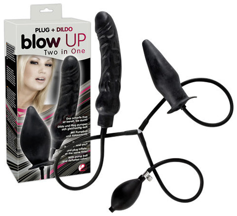 Blow Up Plug and Dildo