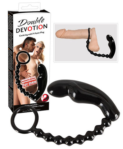 Double Devotion Cock Ring+Plug