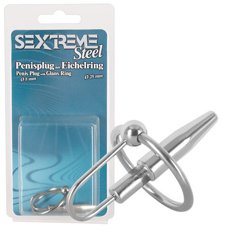 Penis Plug with Glans Ring