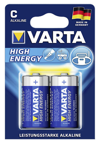 2 Varta C Batteries