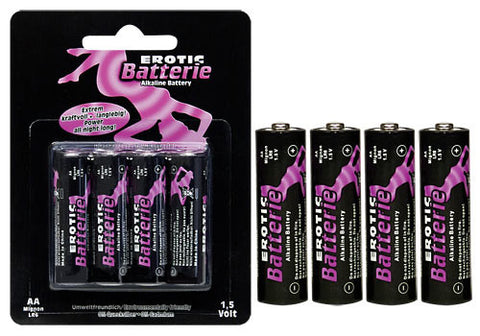 4 Erotic Batteries AA