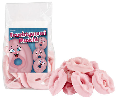 Pussy Shaped Fruit Wine Gums