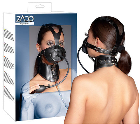 Leather Head Mask