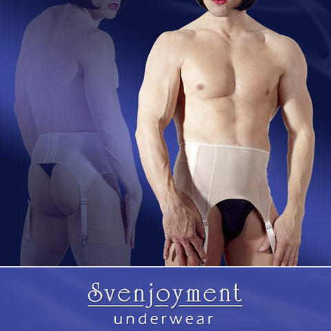 Nude Male Suspender Belt
