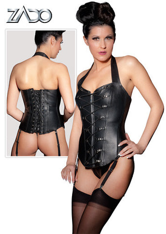 Leather Corset with lacing Set