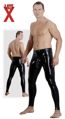 Latex Pants with Sleeve